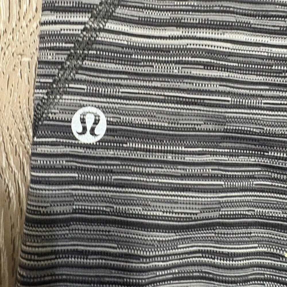 lululemon athletica Women's Heathered Leggings - Black and Gray